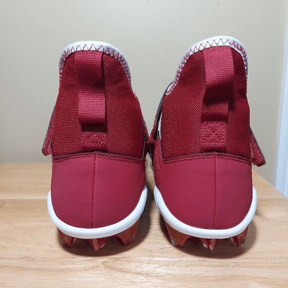 Nike Alpha Menace Pro 2 Mid Football Cleats White Red BV3945-106 Men's Size 13.5 - Picture 5 of 7